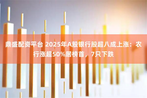 鼎盛配资平台 2025年A股银行股超八成上涨：农行涨超50%居榜首，7只下跌